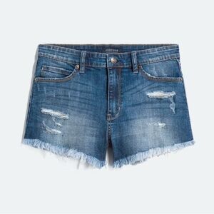 Just USA Clara Distressed Blue Jean Shorts size 6
